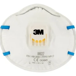 8822 Hiukkassuojain, FFP2, venttiilillä, 3 kpl