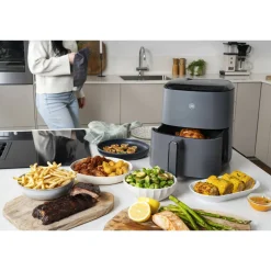 Air fryer OBH Nordica AG245BS0 Easy Fry Max, digitaalinen, 5 l, harmaa