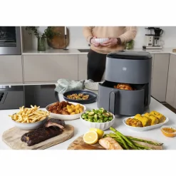 Air fryer OBH Nordica AG245BS0 Easy Fry Max, digitaalinen, 5 l, harmaa