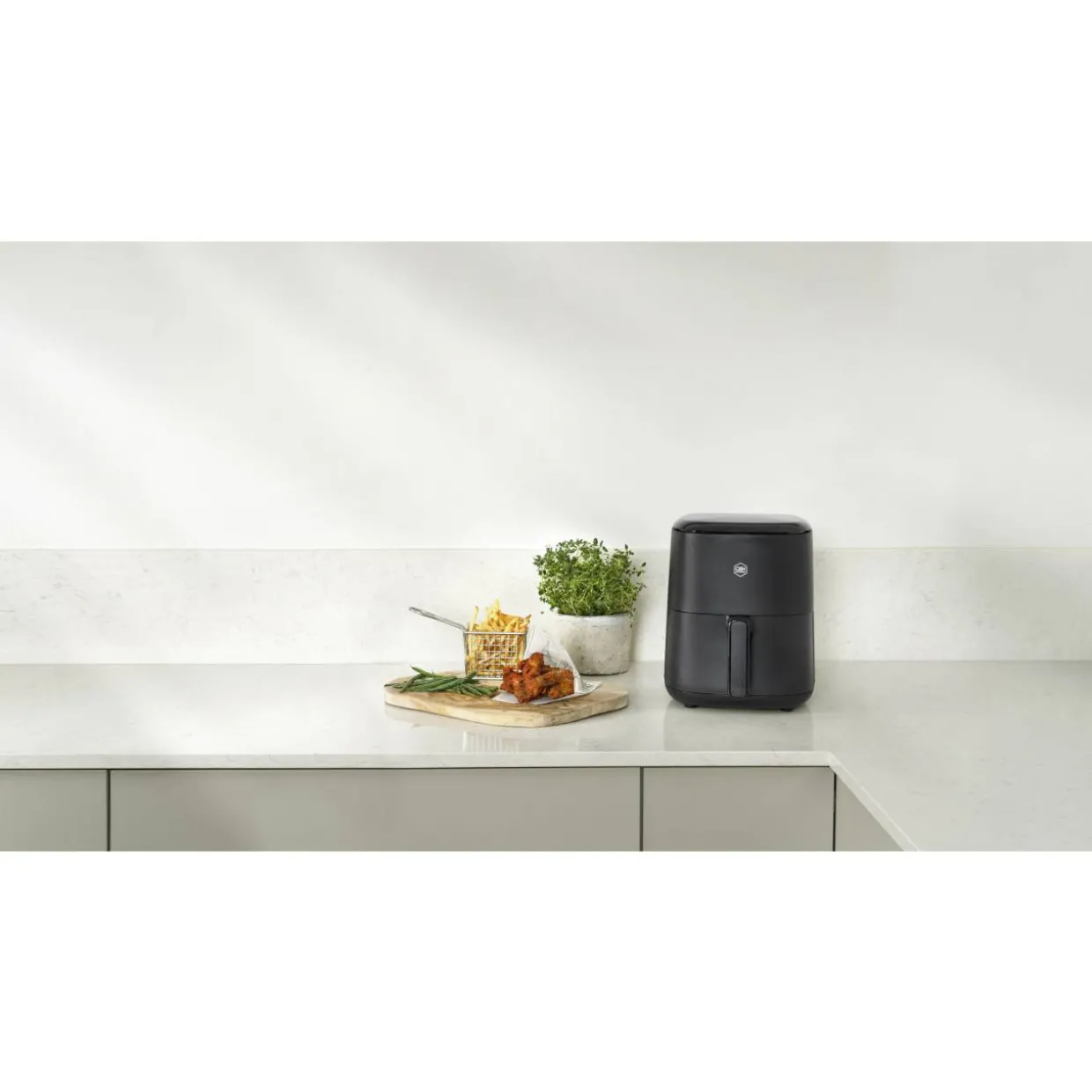 Air fryer OBH Nordica AG1458S0 Easy Fry Compact, digitaalinen, 3 l, musta