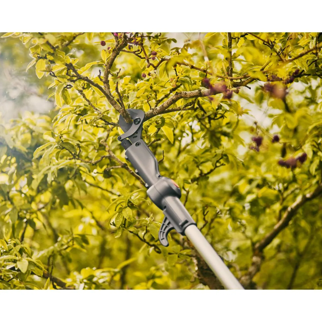 Akkuoksaleikkuri Gardena teleskooppi HighCut 360/18V P4A