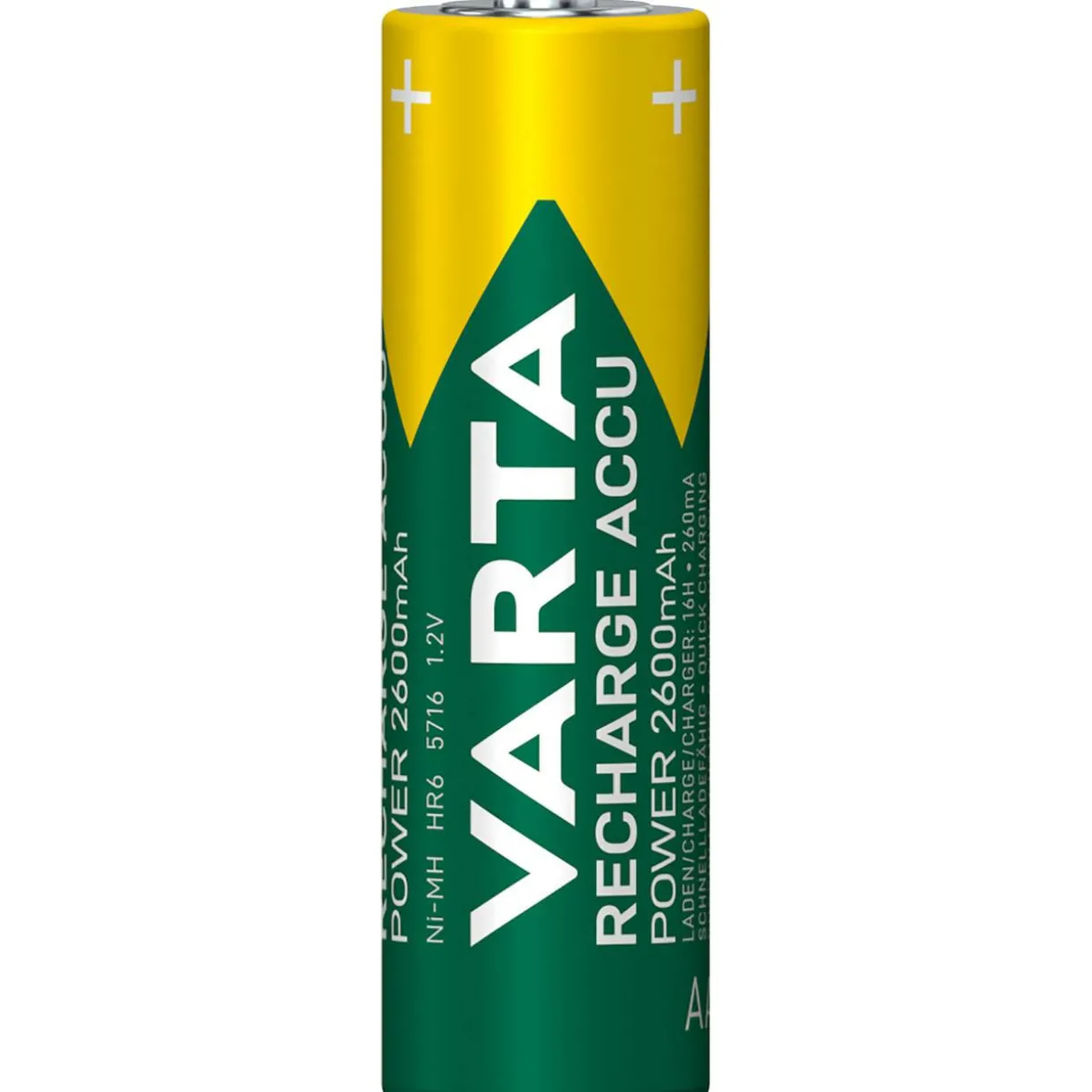 Akkuparisto AA Recharge Accu Power 2600 mAh, 4 kpl