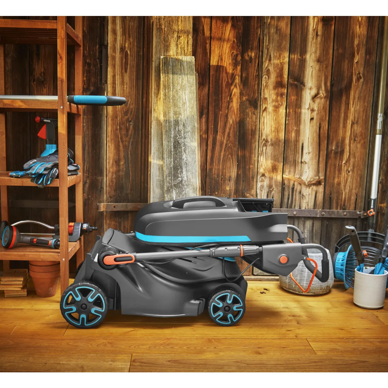 Akkuruohonleikkuri Gardena PowerMax 37/36V P4A set
