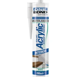 Akryylitiivistemassa Onebond 280 ml, valkoinen
