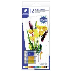 Akryyliväri 12 kpl x 12 ml tuubi