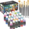 Akryyliväripakkaus Nassau Fine Art 24 x 59 ml + 12 sivellintä