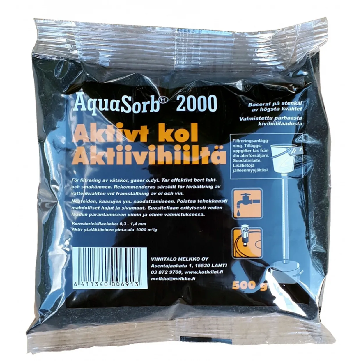 Aktiivihiili 500 g