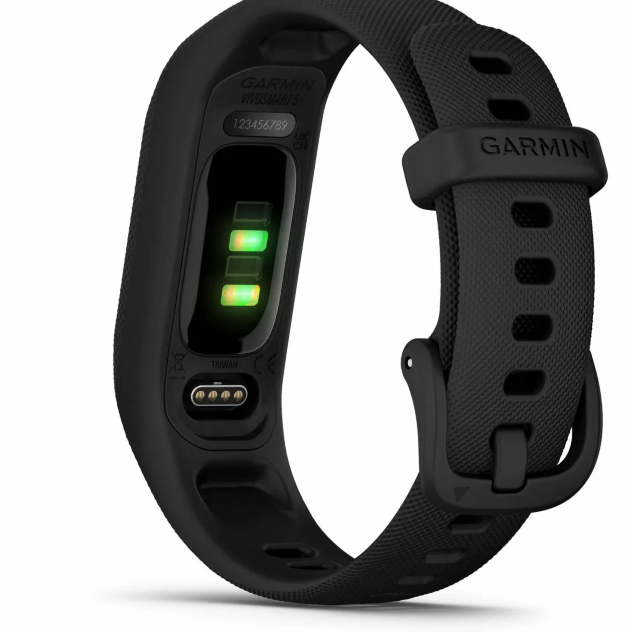 Aktiivisuusmittari Garmin vivosmart 5, musta, koko S/M