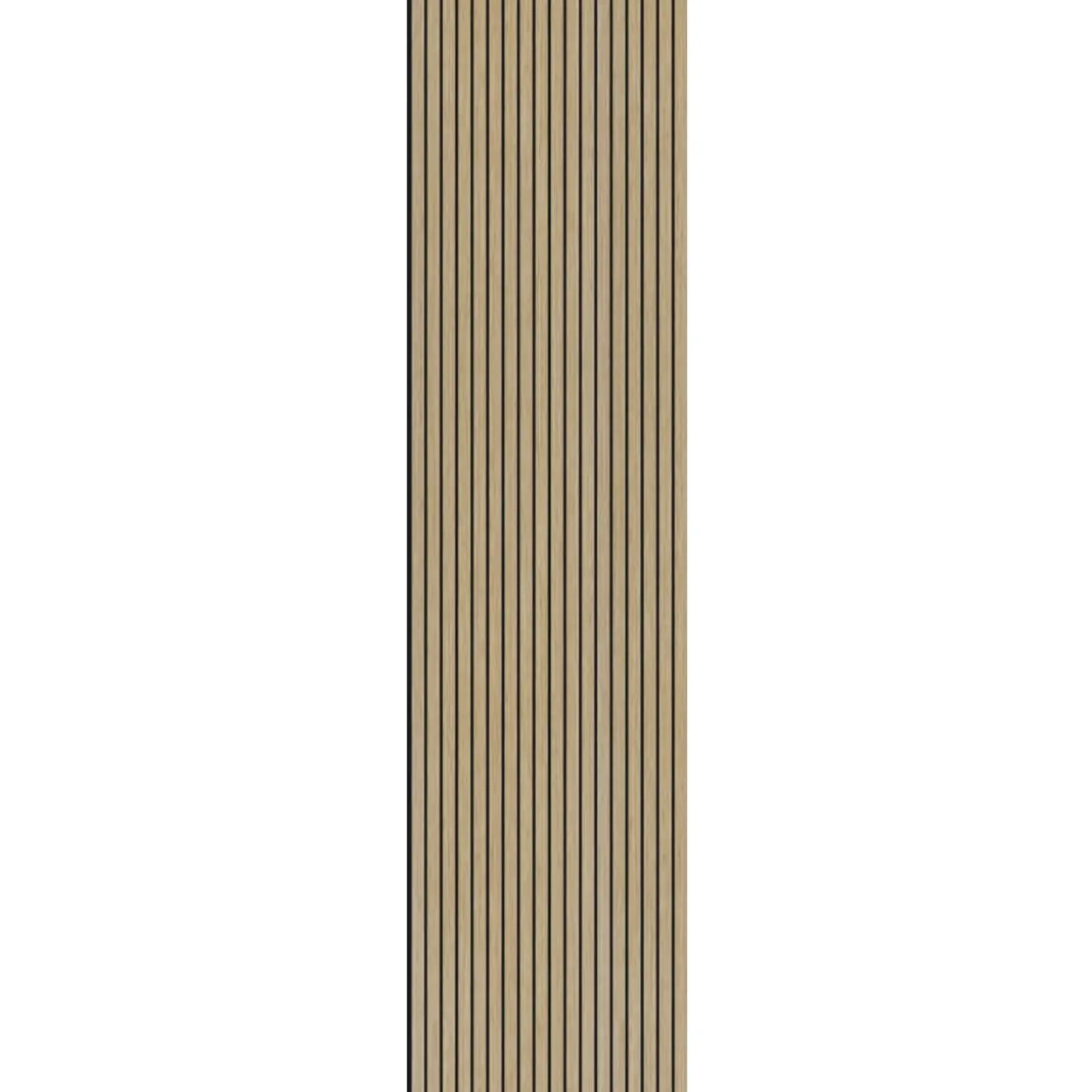 Akustiikkalevy Evella Slim Line tammi 2650 x 594 mm puuviilupintainen