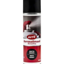 Alkydi aerosolimaali Autoplus matta musta 500 ml
