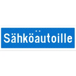 Alumiinikyltti Sekure 50 x 16 cm sähköautoille