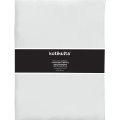Aluslakana Kotikulta 240 x 260 cm puuvillasatiini valkoinen