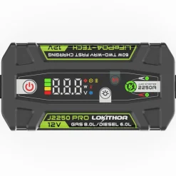 Apukäynnistin / virtapankki Lokithor J2250 12V 51,2Wh 2250A LiFePo4