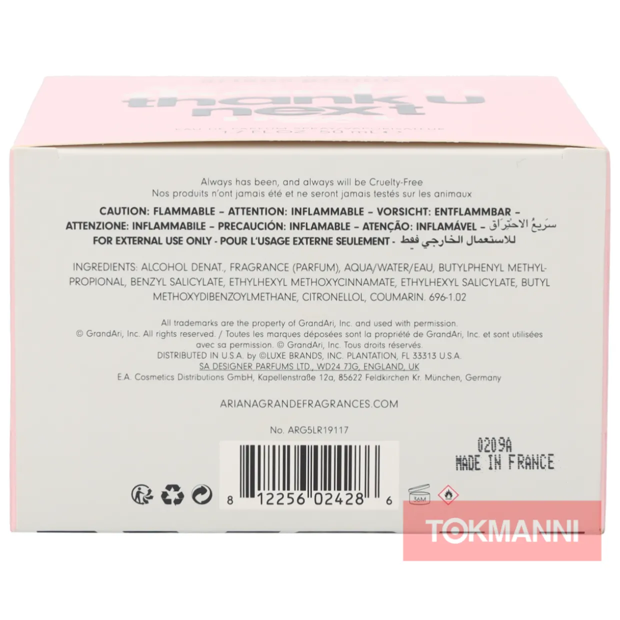 Ariana Grande Thank U Next Edp Spray 50ml