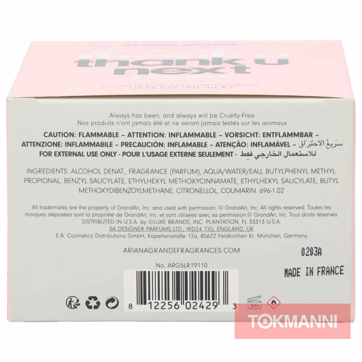 Ariana Grande Thank U Next Edp Spray 30ml