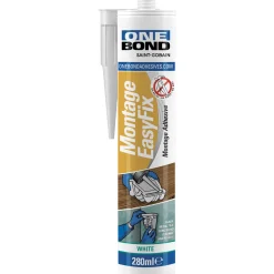 Asennusliima OneBond Easy Fix 280 ml, valkoinen