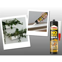 Asennusliima Pattex Indoor & Outdoor Quick Drying 390 g