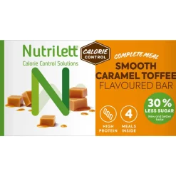 Ateriankorvikepatukka Nutrilett 4 x 57 g Smooth Caramel Toffee