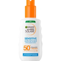 Aurinkosuihke Garnier Ambre Solaire 150 ml Sensitive Advanced 50+