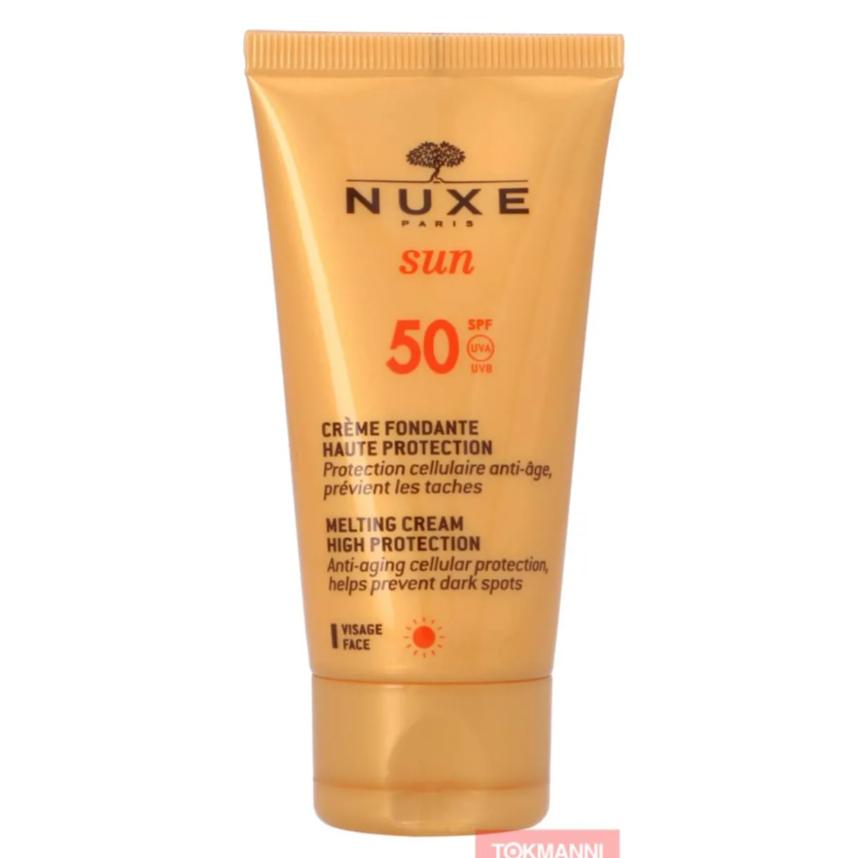 Aurinkosuojavoide, Nuxe 50 ml High Protection SPF50 For Normal To Dry Skin