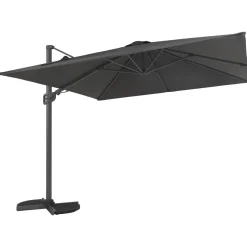 Aurinkovarjo Parco Sorrento Ø294 cm, säädettävä, tummanharmaa