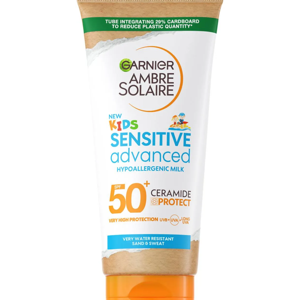 Aurinkovoide Garnier Ambre Solaire Sensitive Advanced Hypoallergenic Kids SK50+