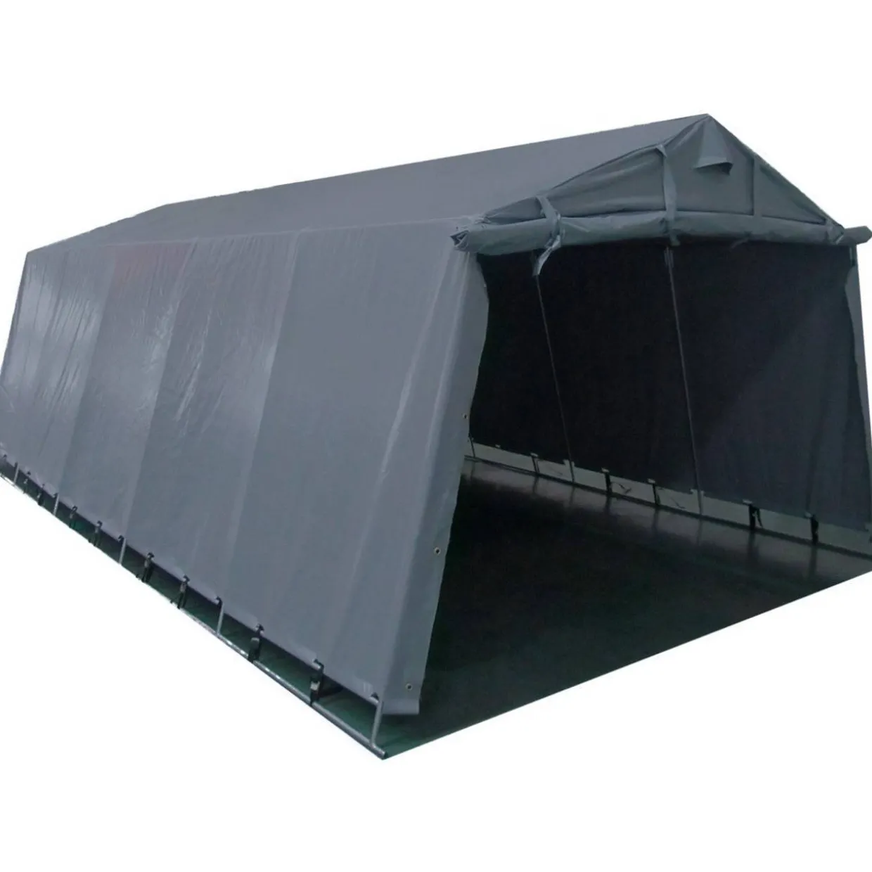 Autoteltta Prohall 3,4 x 7 x 2,2 m, harmaa