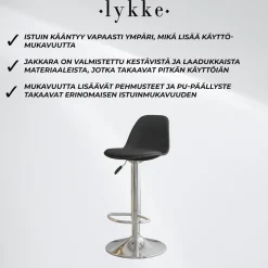 Baarijakkara Lykke Comfort musta