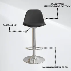 Baarijakkara Lykke Comfort musta