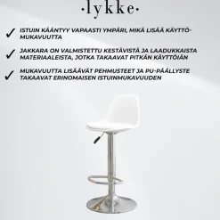 Baarijakkara Lykke Comfort valkoinen