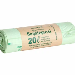 Biojätepussi bioMat 15 kpl 20 l sangoilla