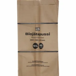 Biojätepussi Iisi 10 l 40 kpl paperinen