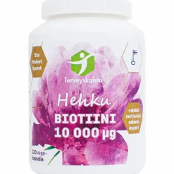 Biotiini Terveyskaista 120 kpl Hehku 10 000 µg