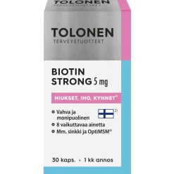 Biotin Strong 5 mg 30 kpl