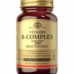 B-vitamiiniyhdistelmä Solgar 100 kpl 50 mg