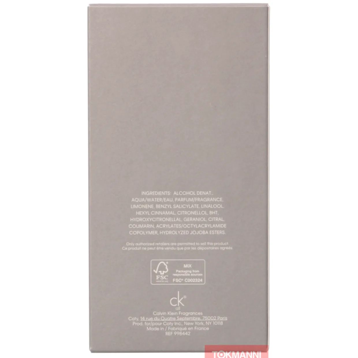 Calvin Klein Ck All Edt Spray 200ml