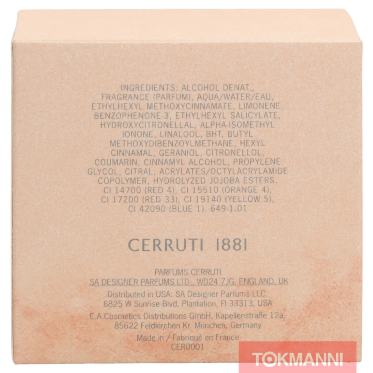 Cerruti 1881 Pour Femme Edt Spray 50ml