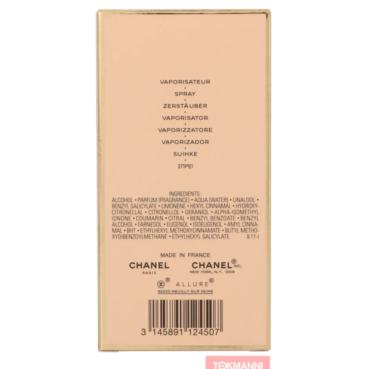 Chanel Allure Femme Edt Spray 50ml