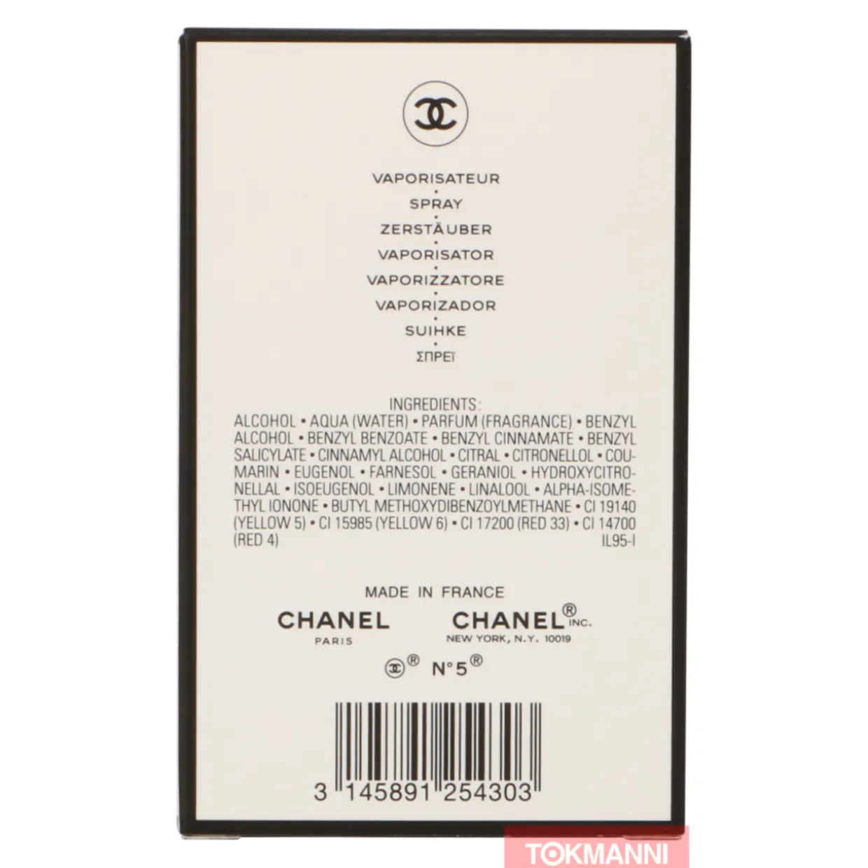 Chanel No 19 Edp Spray 100ml