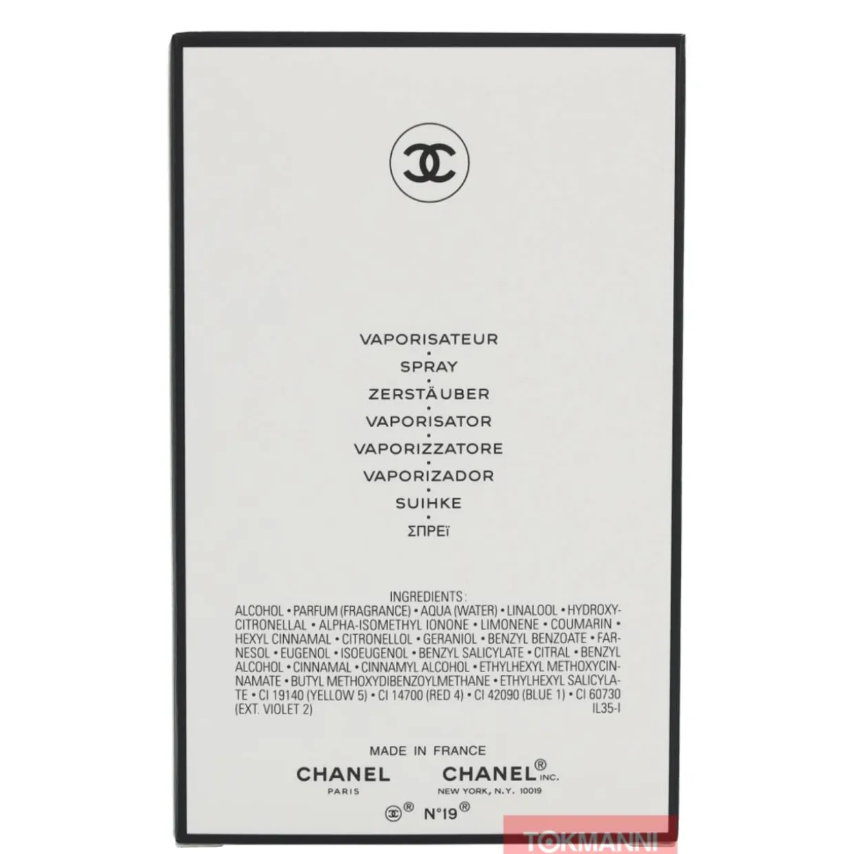 Chanel No 19 Poudrè Edp Spray 100ml
