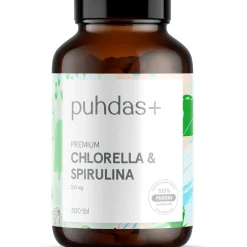 Chlorella & Spirulina 500 mg Puhdas+ 300 kpl Premium