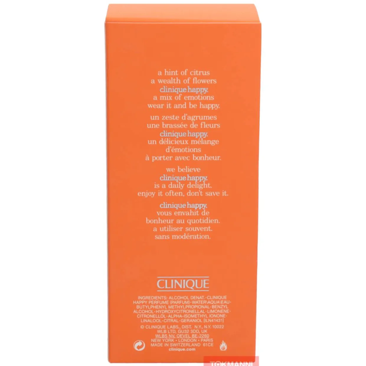 Clinique Happy For Women Edp Spray 100ml