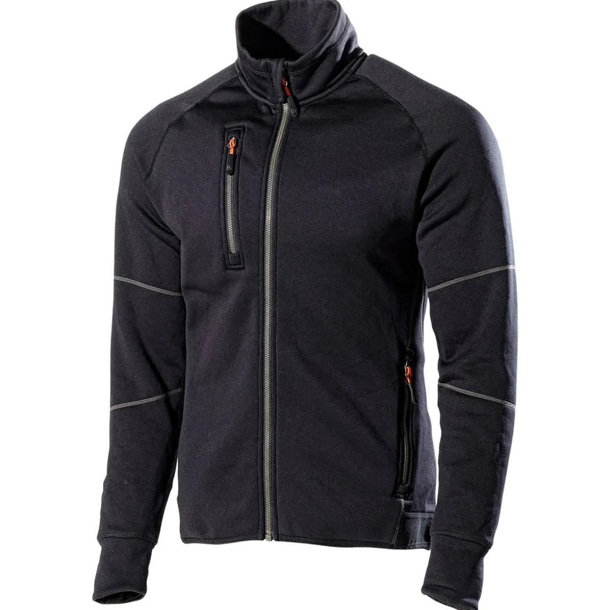 Collegepusero L.Brador 6024P musta, XXL