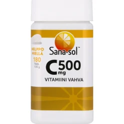 C-vitamiini 500 mg 180 kpl