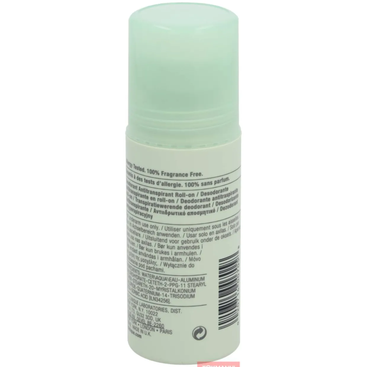 Deo roll-on Clinique 75 ml Antiperspirant