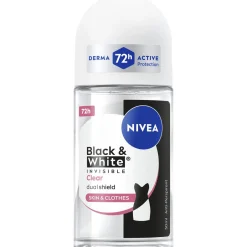 Deo roll-on Nivea 50 ml Black & White Invisible Original