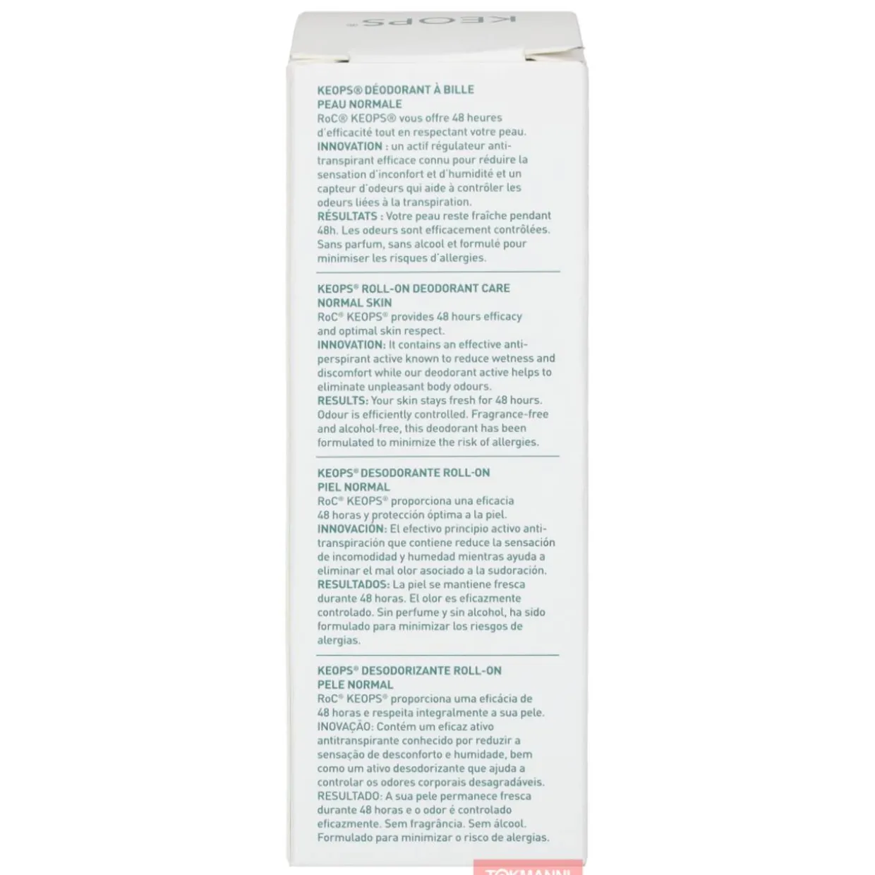 Deo roll-on ROC 30 ml Keops Normal Skin