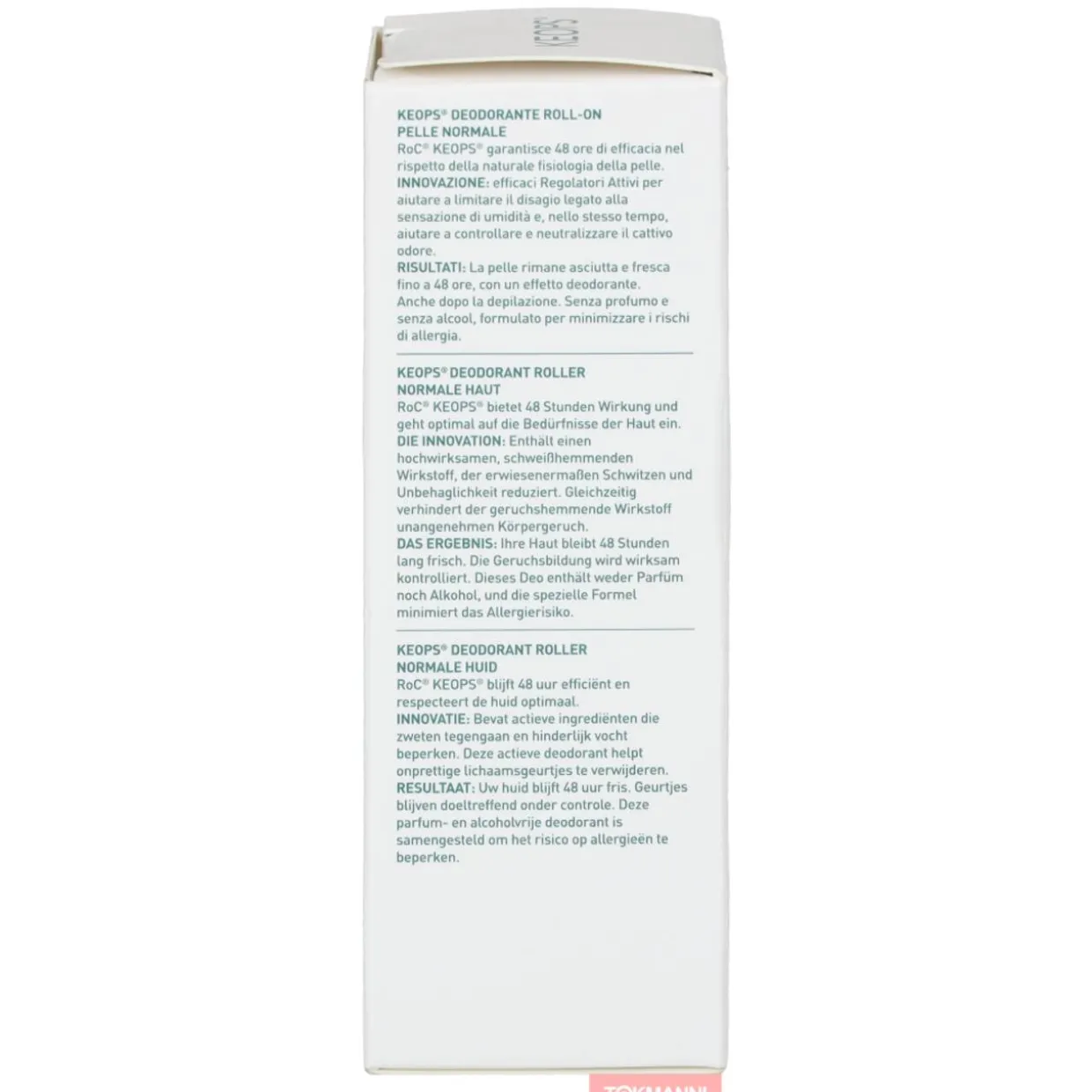 Deo roll-on ROC 30 ml Keops Normal Skin