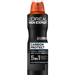 Deo spray Loreal Men 150 ml Carbon Protect 5in1