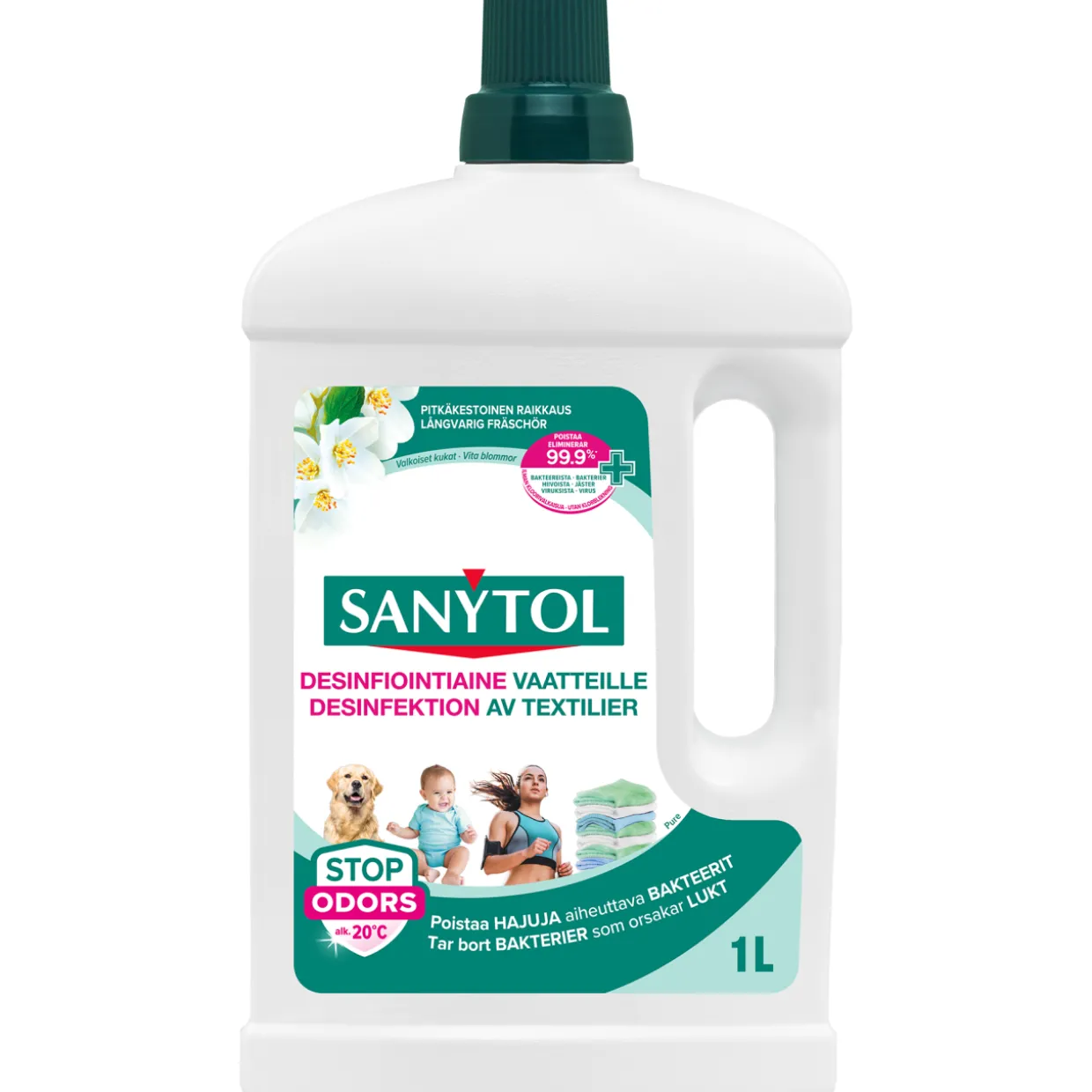 Desinfiointiaine Sanytol 1 l tekstiileille